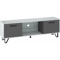 Tv galdiņš BOSS-13 160, Craft Balts/Grafīts